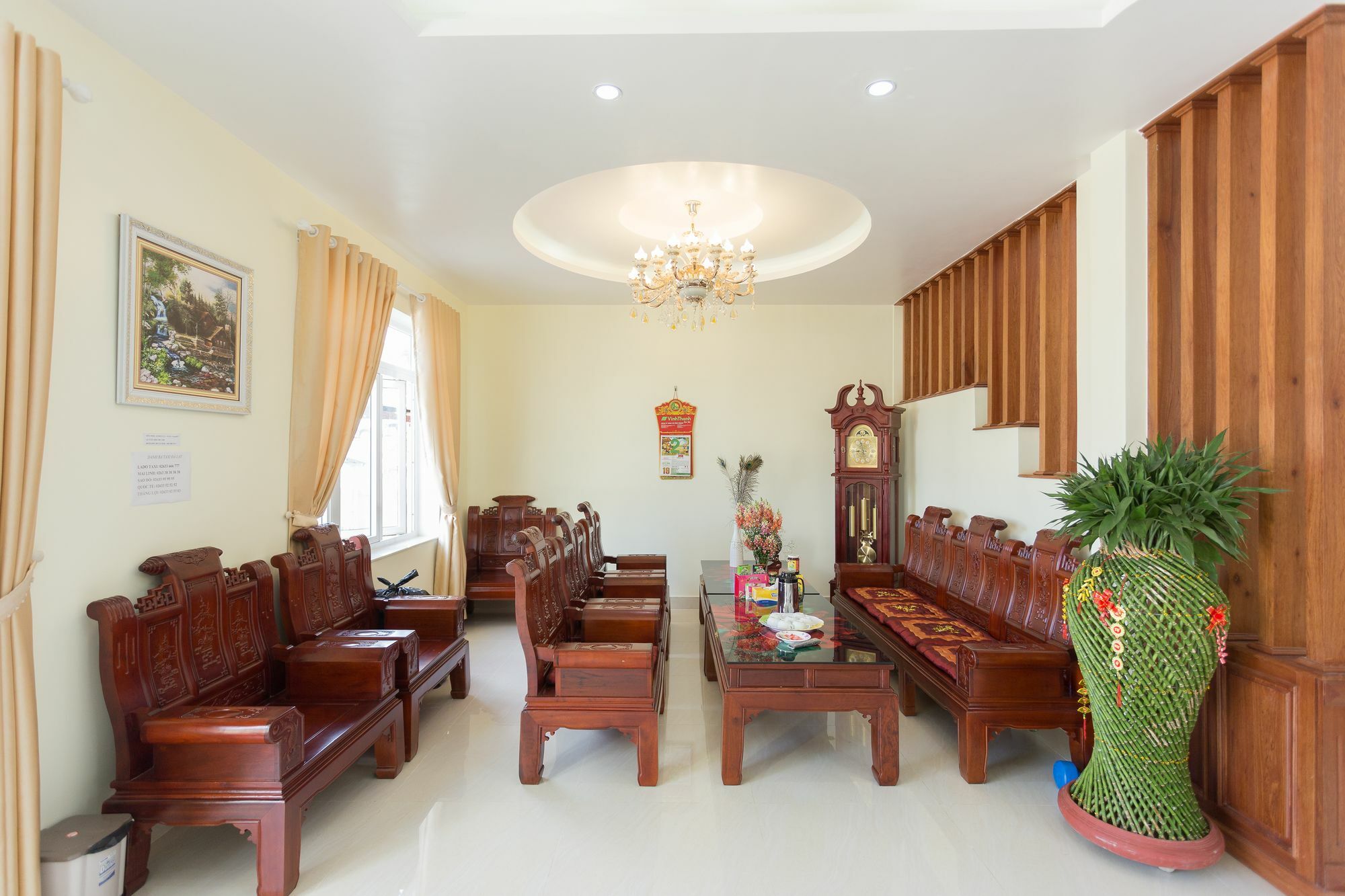 Apartamento Biet Thu Du Lich Atiso Dalat Exterior foto
